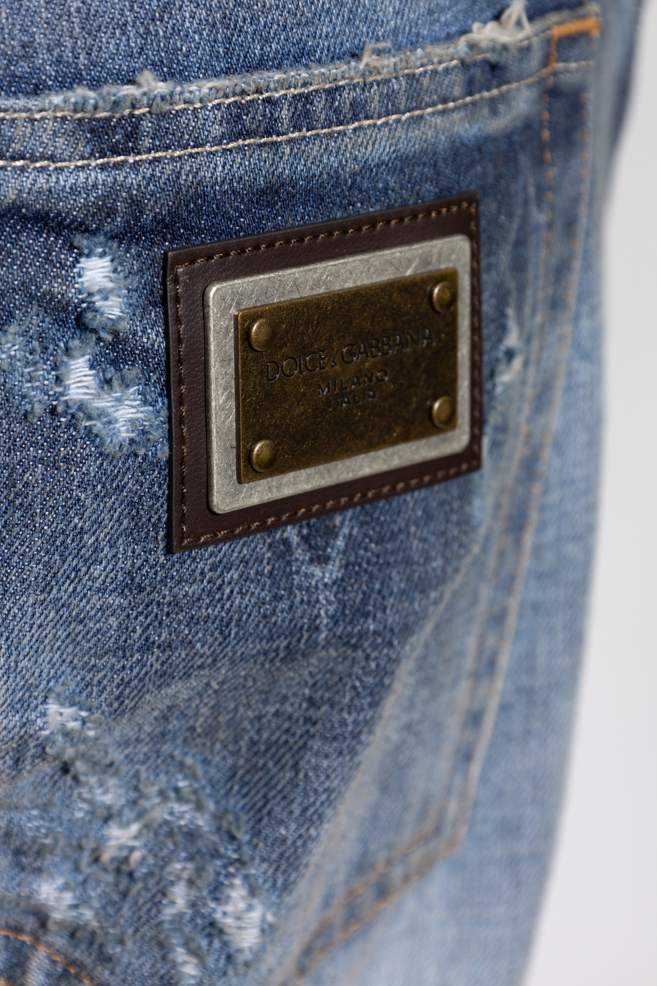 Blue Jeans with logo Dolce & Gabbana - Vitkac AS